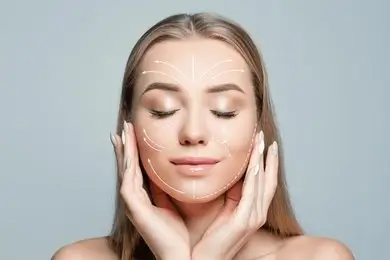 Smiling woman with glowing skin representing natural collagen support and hormonal balance.